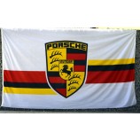 Original Porsche flag - banner approx 80s - as new - 250 x 150 cm